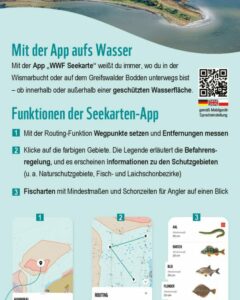Aufsteller App Seekarte deutsch